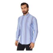 Katoenen shirt met strepen Ralph Lauren , Blue , Heren