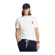 Wit Polo Custom Slim Fit T-shirt Ralph Lauren , White , Heren