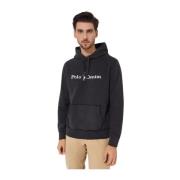 Zwarte hoodie met logo Ralph Lauren , Black , Heren