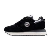 Hoge buitenzool sneakers voor dames Colmar , Black , Dames