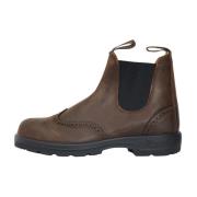 Klassieke Bruine Brogue Enkellaarzen Blundstone , Brown , Heren