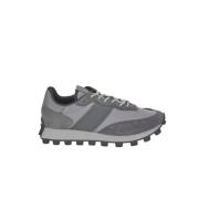 Grijze suède lichtgewicht sneakers 1T Tod's , Gray , Heren