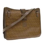 Pre-owned Canvas fendi-bags Fendi Vintage , Brown , Dames