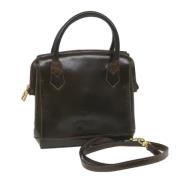 Pre-owned Leather fendi-bags Fendi Vintage , Brown , Dames