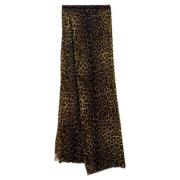 Pre-owned Wool scarves Yves Saint Laurent Vintage , Brown , Dames