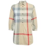 Pre-owned Cotton tops Burberry Vintage , Beige , Dames