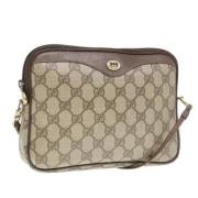 Pre-owned Leather gucci-bags Gucci Vintage , Beige , Dames