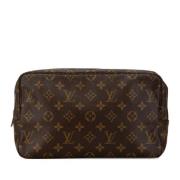 Pre-owned Canvas clutches Louis Vuitton Vintage , Brown , Dames