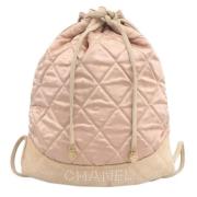 Pre-owned Canvas backpacks Chanel Vintage , Pink , Dames