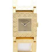 Pre-owned Metal watches Dior Vintage , Yellow , Dames