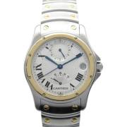 Pre-owned Metal watches Cartier Vintage , Gray , Dames