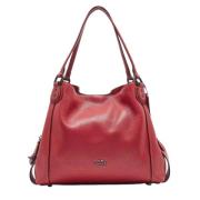 Pre-owned Leather handbags Coach Pre-owned , Red , Dames