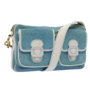 Pre-owned Canvas celine-bags Celine Vintage , Blue , Dames