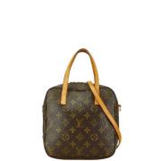 Pre-owned Canvas handbags Louis Vuitton Vintage , Brown , Dames