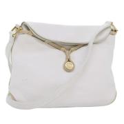 Pre-owned Leather celine-bags Celine Vintage , White , Dames