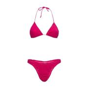 Fuchsia Driehoek Bikini Set Reina Olga , Pink , Dames