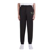 Zwarte sweatpants met logo Kenzo , Black , Heren