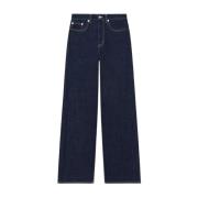 Navy Logo Jeans Kenzo , Blue , Dames