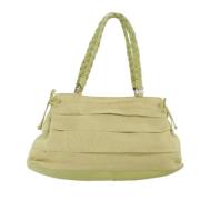 Pre-owned Canvas handbags Salvatore Ferragamo Pre-owned , Green , Dame...