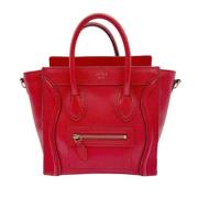 Pre-owned Leather celine-bags Celine Vintage , Red , Dames