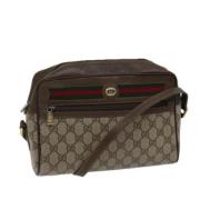 Pre-owned Leather gucci-bags Gucci Vintage , Brown , Dames