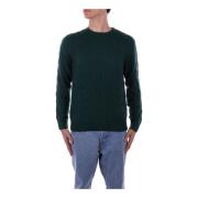 Groene Logo Sweater Regular Fit Saint Barth , Green , Heren