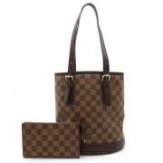 Pre-owned Canvas shoulder-bags Louis Vuitton Vintage , Brown , Dames