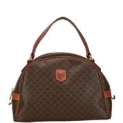 Pre-owned Canvas handbags Celine Vintage , Brown , Dames