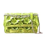 Groene Metallic Carmen Big Handtas Benedetta Bruzziches , Green , Dame...