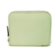 Pre-owned Leather wallets Hermès Vintage , Green , Dames