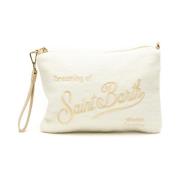 Witte Pochette Tas MC2 Saint Barth , White , Dames