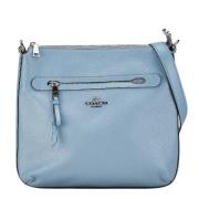 Pre-owned Leather shoulder-bags Coach Pre-owned , Blue , Dames