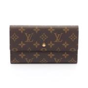 Pre-owned Leather wallets Louis Vuitton Vintage , Brown , Dames