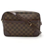 Pre-owned Canvas shoulder-bags Louis Vuitton Vintage , Brown , Dames