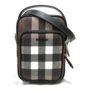 Pre-owned Canvas shoulder-bags Burberry Vintage , Brown , Heren