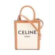 Pre-owned Leather celine-bags Celine Vintage , Beige , Dames