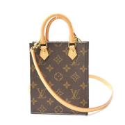 Pre-owned Canvas handbags Louis Vuitton Vintage , Brown , Dames