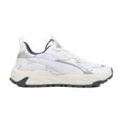 Mesh Leren Sneakers Rs-Trck MU Puma , Gray , Heren