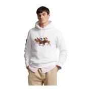 Witte hoodie met logo Ralph Lauren , White , Heren