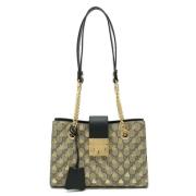 Pre-owned Canvas gucci-bags Gucci Vintage , Beige , Dames