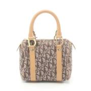 Pre-owned Canvas handbags Dior Vintage , Beige , Dames