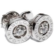 Pre-owned Metal earrings Bvlgari Vintage , Gray , Dames