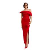 Rode Asymmetrische Avondjurk Roland Mouret , Red , Dames