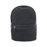 Pre-owned Fabric backpacks Fendi Vintage , Black , Dames