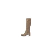 Elegante Taupe Hoge Laarzen Notre-v , Beige , Dames