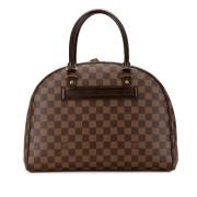 Pre-owned Canvas handbags Louis Vuitton Vintage , Brown , Dames