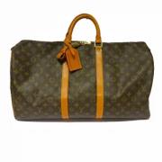 Pre-owned Canvas handbags Louis Vuitton Vintage , Brown , Dames