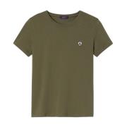 Biologisch Katoenen Basic T-shirt - Groen Jott , Green , Dames