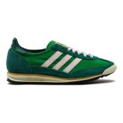 Retro Stijl Sneakers Wit Adidas , Green , Heren