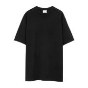 Zwarte Ridder Grafische T-shirt Burberry , Black , Heren